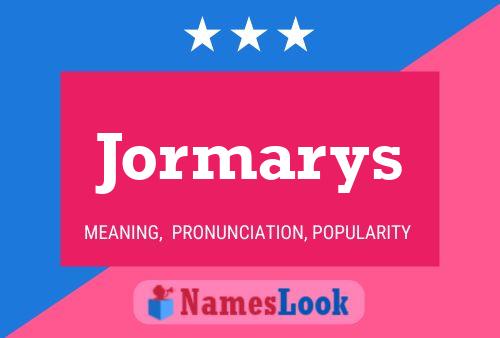 ملصق اسم Jormarys