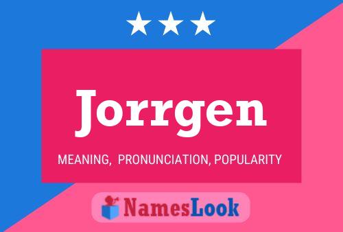 ملصق اسم Jorrgen