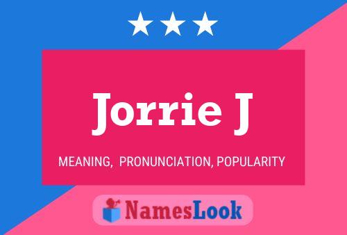 ملصق اسم Jorrie J