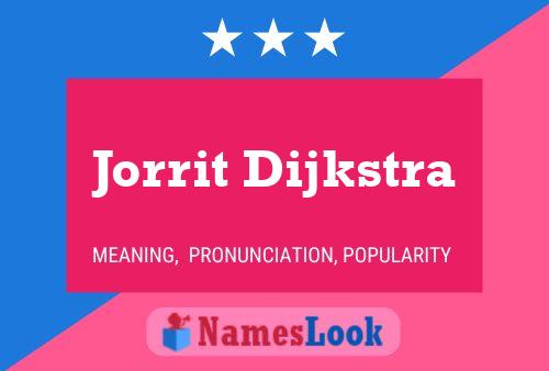 ملصق اسم Jorrit Dijkstra