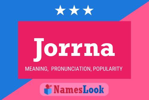 ملصق اسم Jorrna