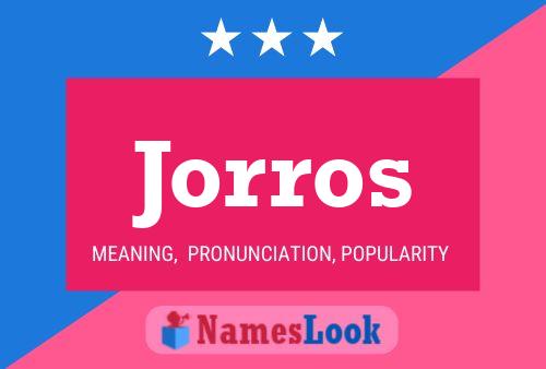 ملصق اسم Jorros