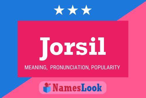 ملصق اسم Jorsil