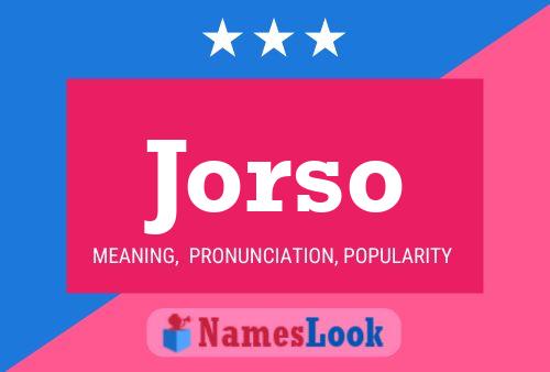 ملصق اسم Jorso