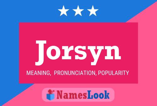 ملصق اسم Jorsyn