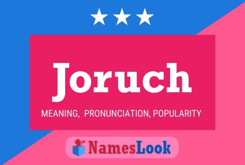 ملصق اسم Joruch