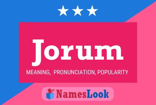 ملصق اسم Jorum