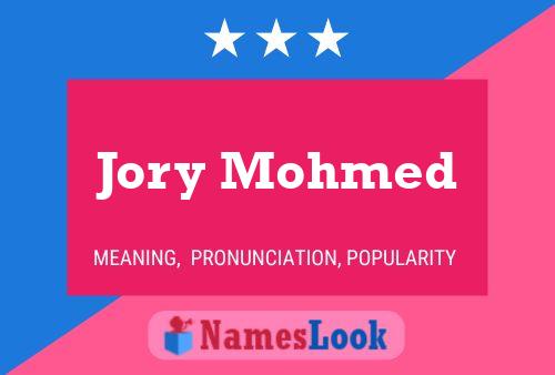 ملصق اسم Jory Mohmed