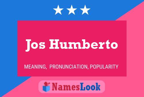 ملصق اسم Jos Humberto