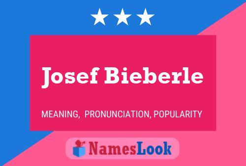 ملصق اسم Josef Bieberle