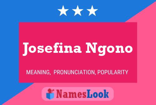 ملصق اسم Josefina Ngono