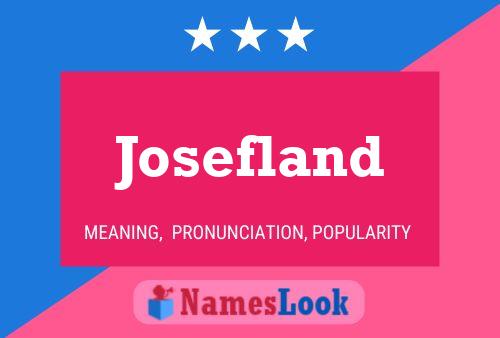 ملصق اسم Josefland