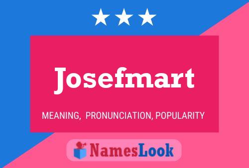 ملصق اسم Josefmart