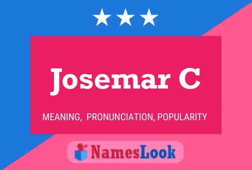 ملصق اسم Josemar C