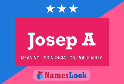 ملصق اسم Josep A