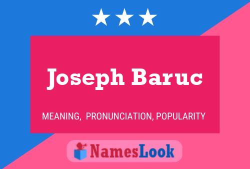 ملصق اسم Joseph Baruc