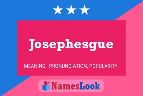 ملصق اسم Josephesgue