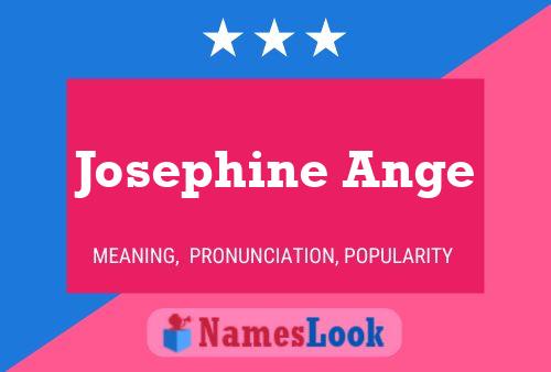 ملصق اسم Josephine Ange