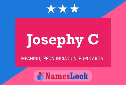 ملصق اسم Josephy C