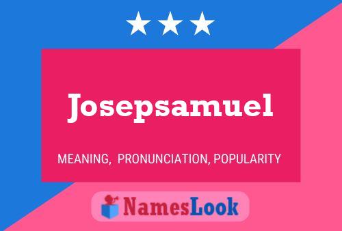 ملصق اسم Josepsamuel