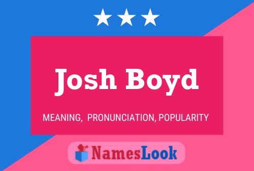 ملصق اسم Josh Boyd