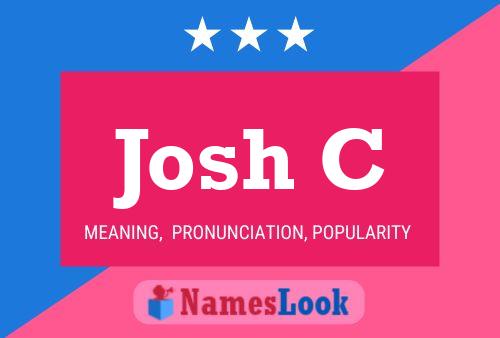 ملصق اسم Josh C