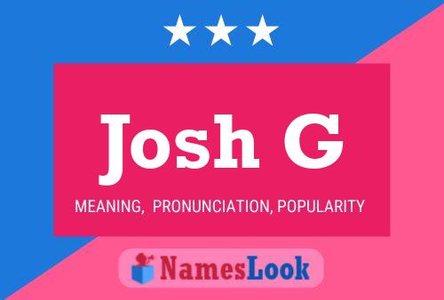 ملصق اسم Josh G