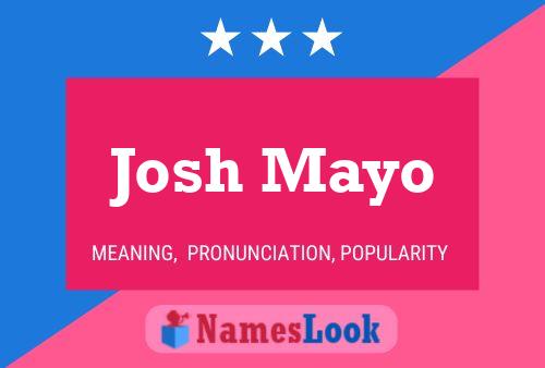 ملصق اسم Josh Mayo