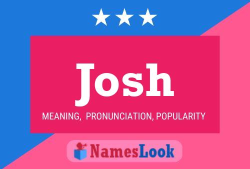 ملصق اسم Josh