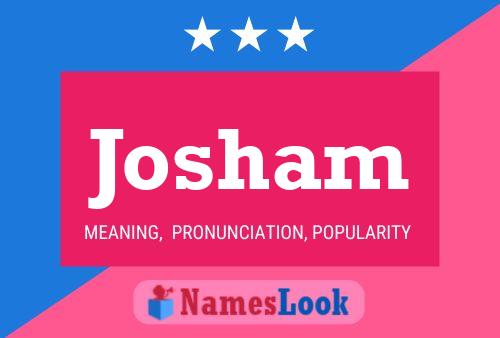 ملصق اسم Josham