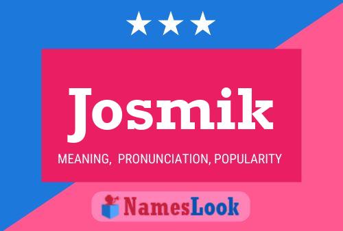 ملصق اسم Josmik