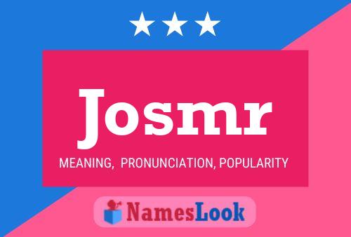 ملصق اسم Josmr