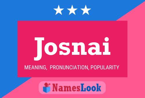 ملصق اسم Josnai