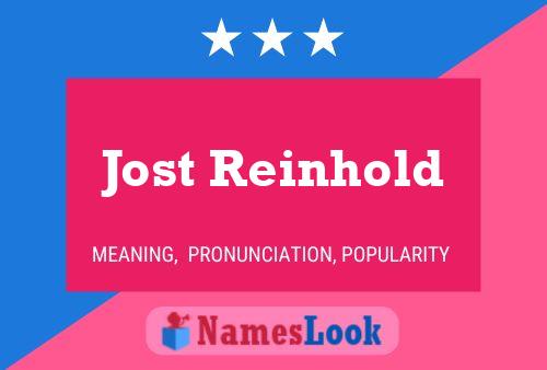 ملصق اسم Jost Reinhold