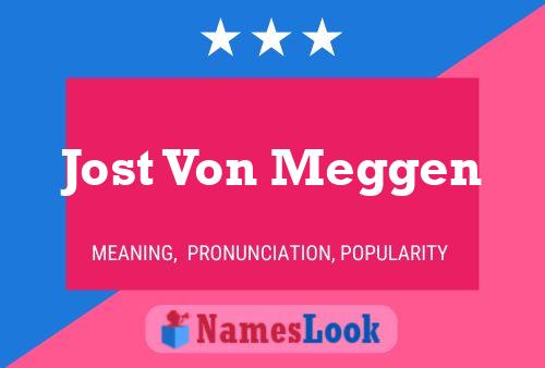 ملصق اسم Jost Von Meggen