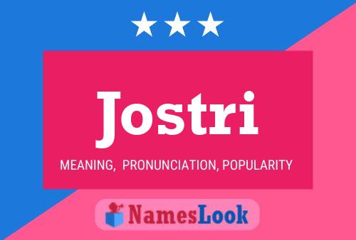 ملصق اسم Jostri