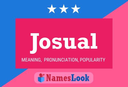 ملصق اسم Josual