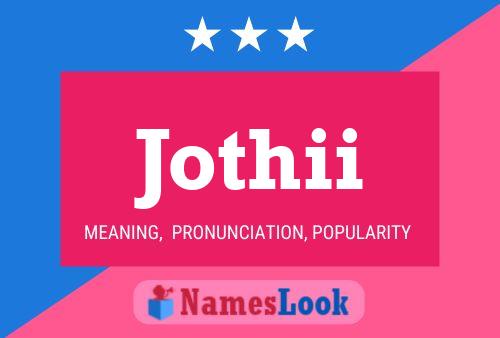 ملصق اسم Jothii