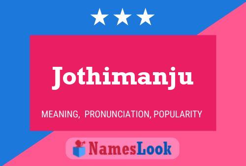 ملصق اسم Jothimanju