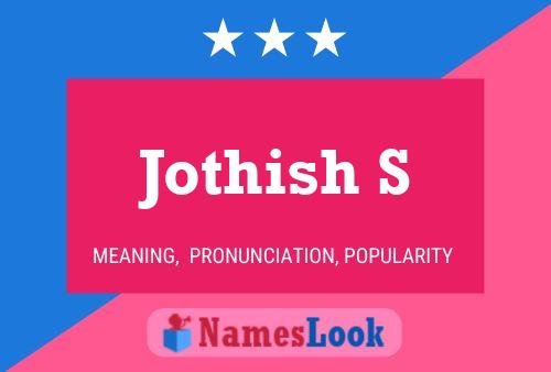 ملصق اسم Jothish S