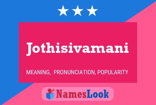 ملصق اسم Jothisivamani