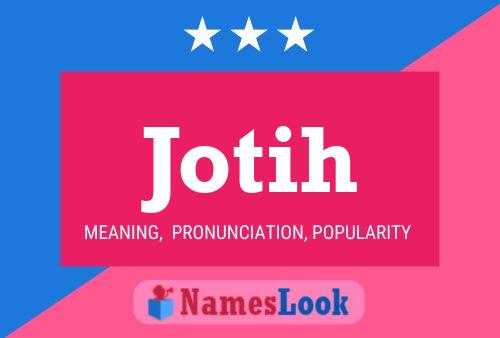 ملصق اسم Jotih