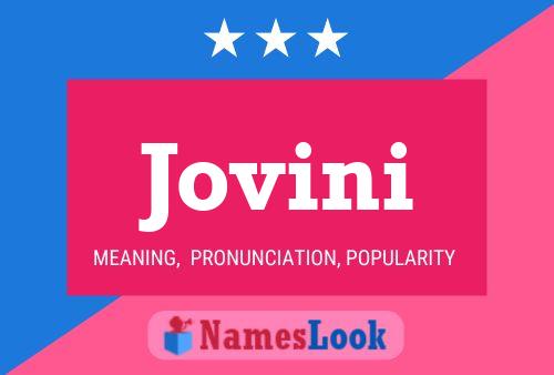 ملصق اسم Jovini