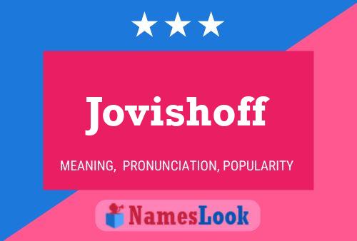 ملصق اسم Jovishoff