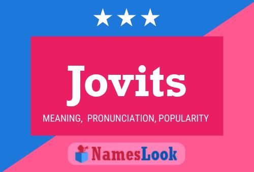 ملصق اسم Jovits