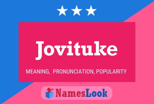 ملصق اسم Jovituke