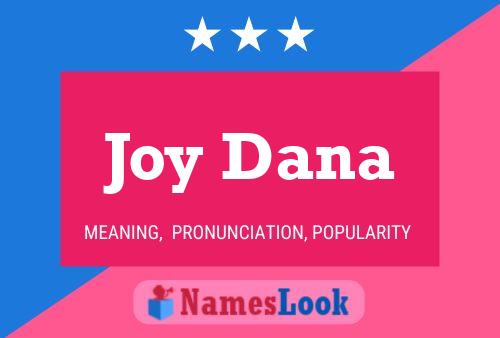 ملصق اسم Joy Dana