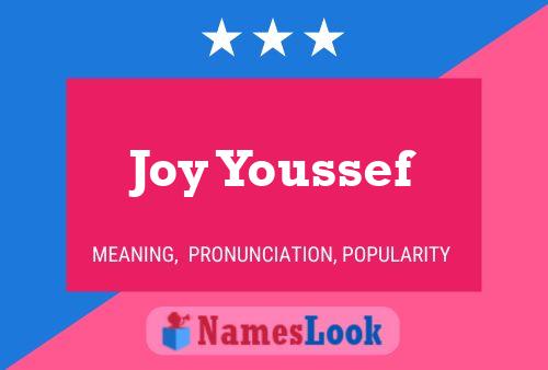 ملصق اسم Joy Youssef