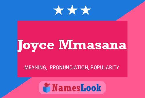 ملصق اسم Joyce Mmasana