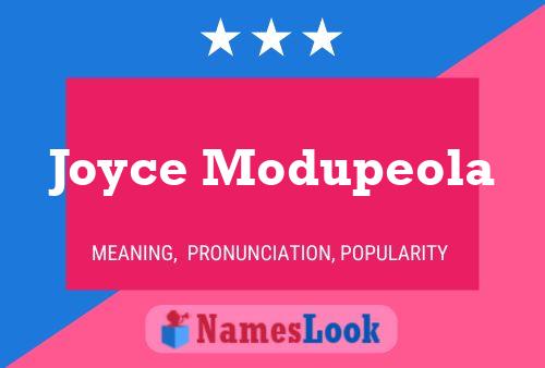 ملصق اسم Joyce Modupeola